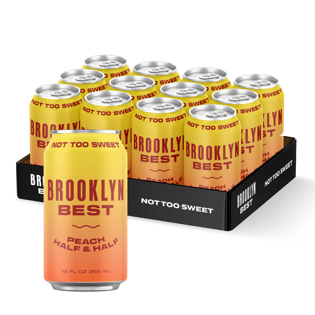 Brooklyn Best Peach Half & Half - 12 Pack