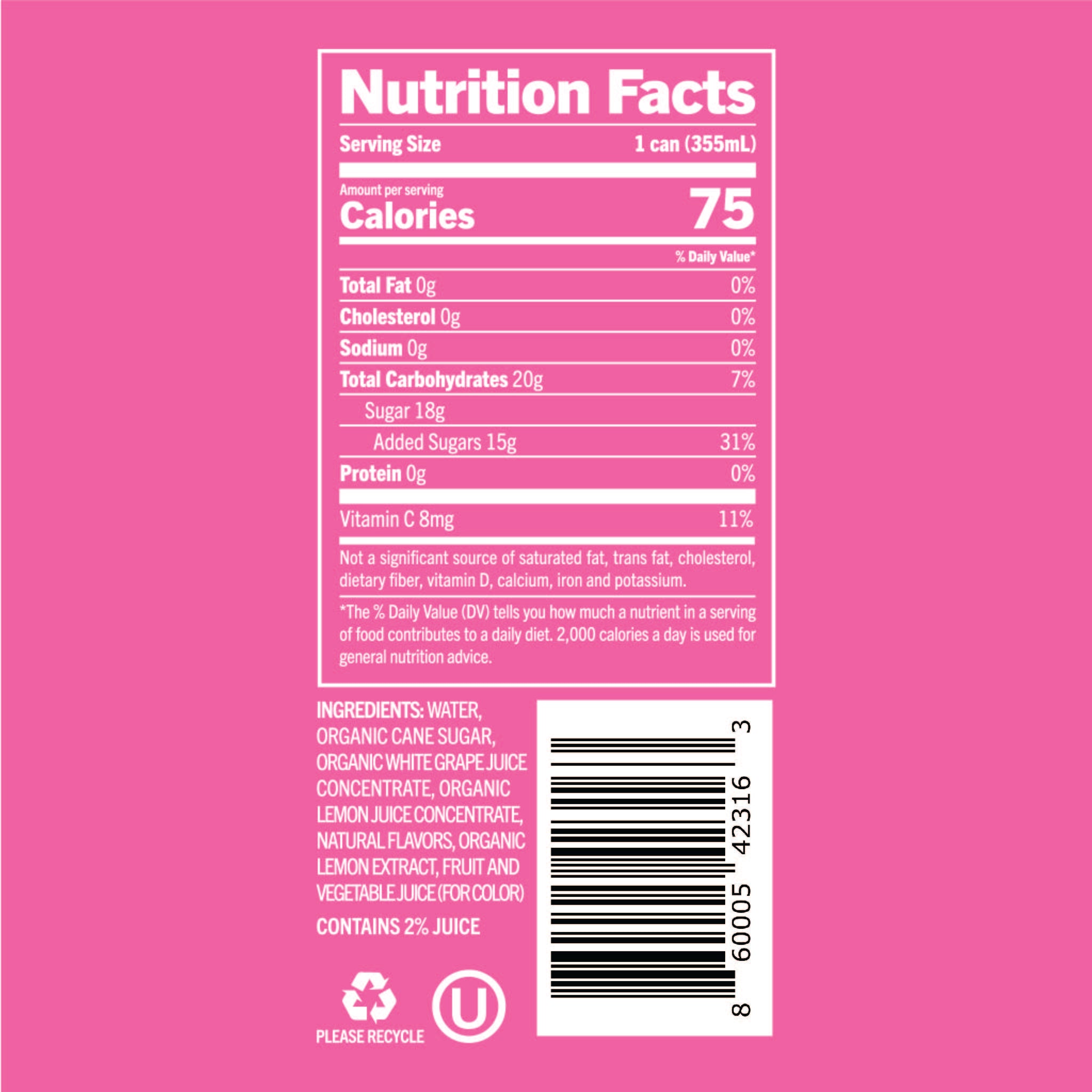 Brooklyn Best Pink Lemonade - 12 Pack